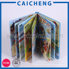 Hard cover children color book with gift box packaging
